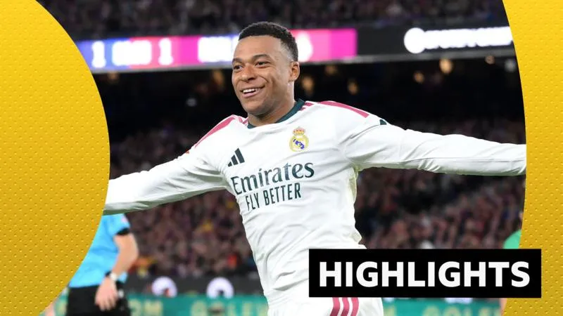 Mbappe doubles give Real Madrid Clasico win at Barcelona